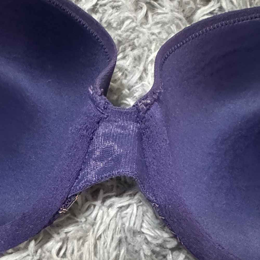Luxurious Purple Lace Underwire Bra - Picture 9 of 11